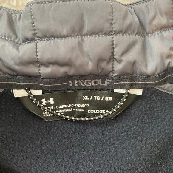 Under Armour Golf Mens Sz XL Storm Insulated Jacket Gray Black Water Resistant - Picture 3 of 5
